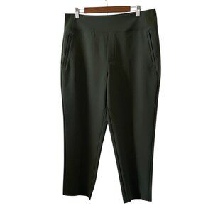 Athleta Endless High Rise Anke Pants Aspen Olive Size !6